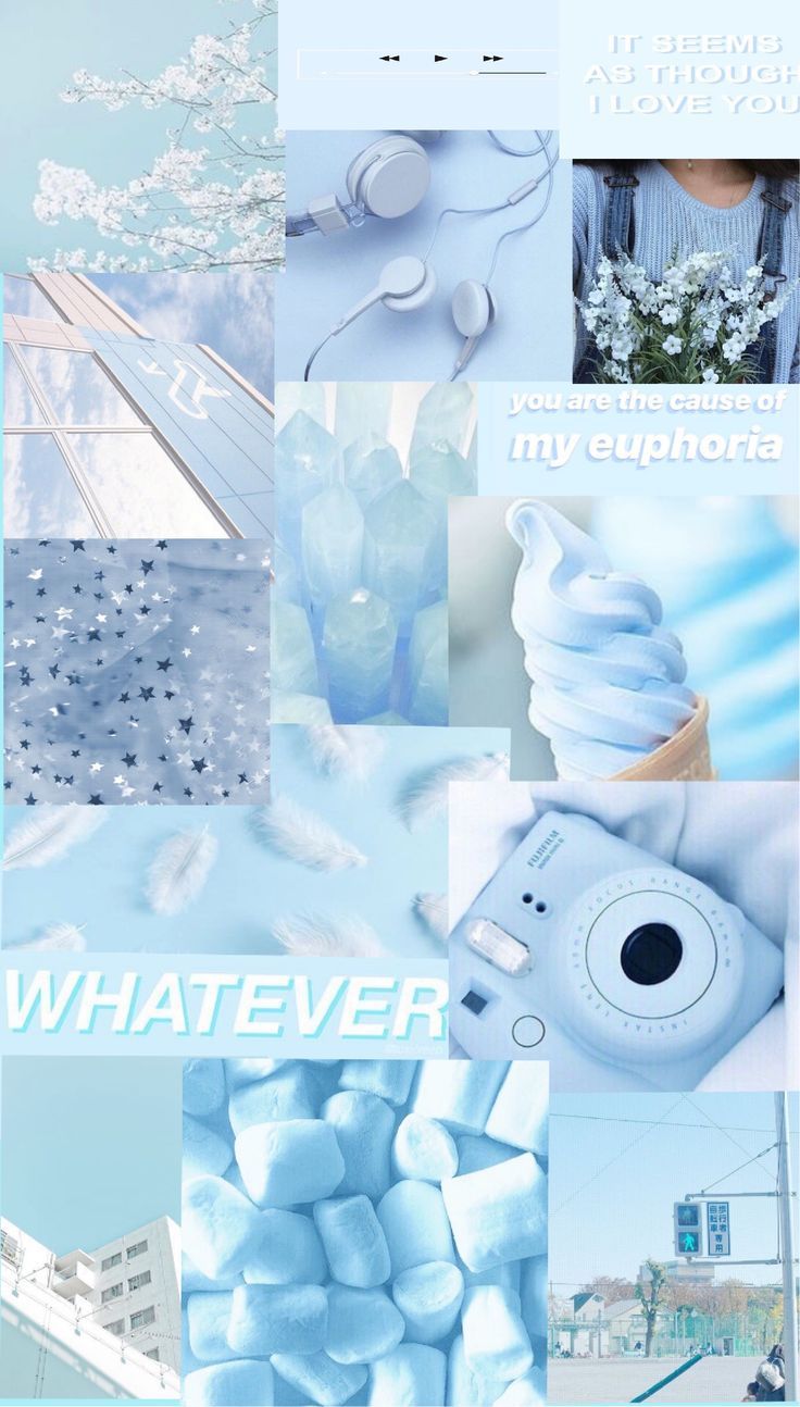 Light Blue Aesthetic Wallpaper