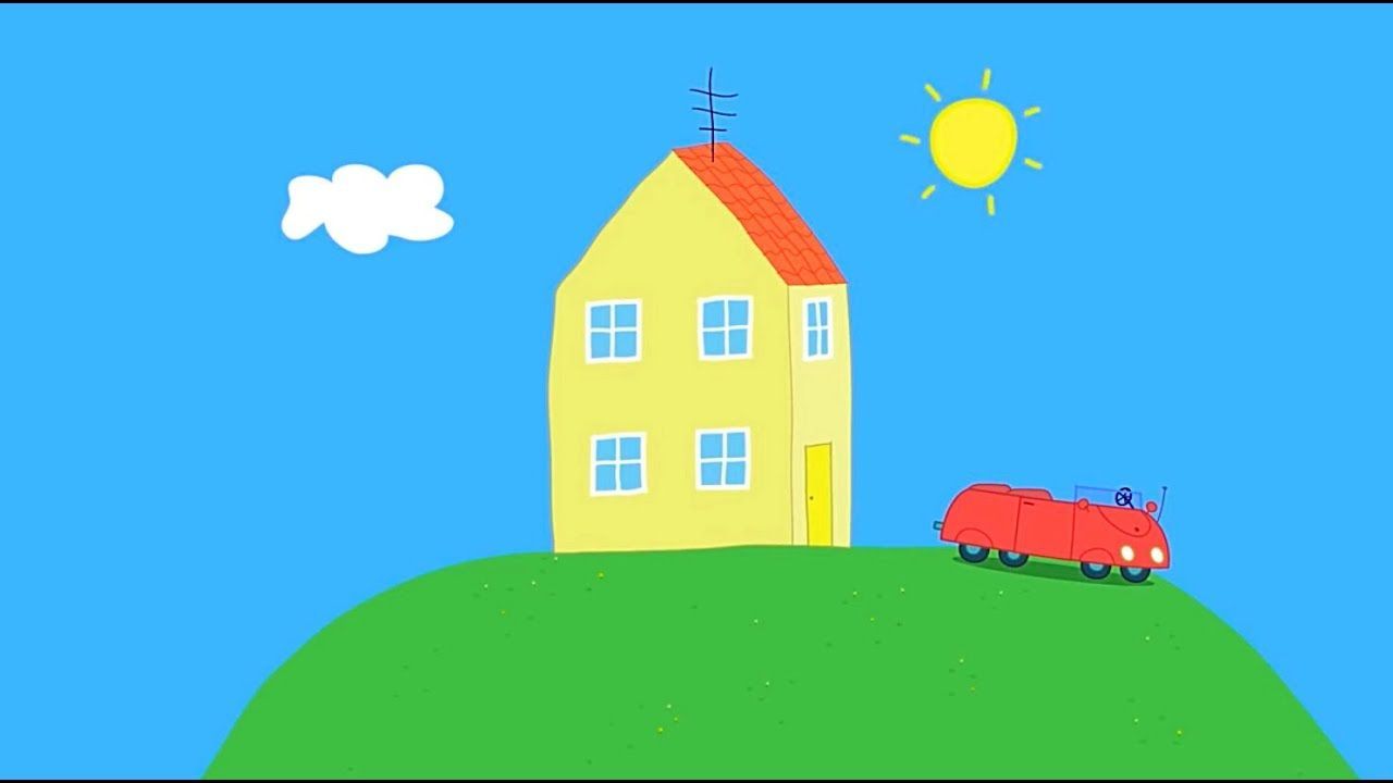 Peppa Pig House Wallpaper