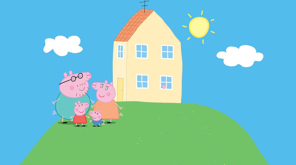 Peppa Pig House Wallpaper