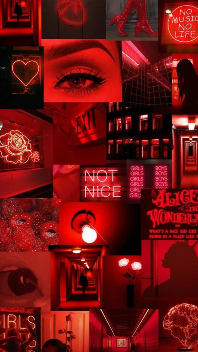 Red Aesthetic Wallpaper